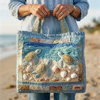 Artisanal Quilted Turtle Bag