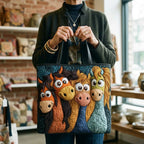 Fun Pony Artisanal Tote Bag